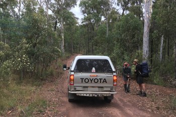 Travellers on Zeka Spur Track